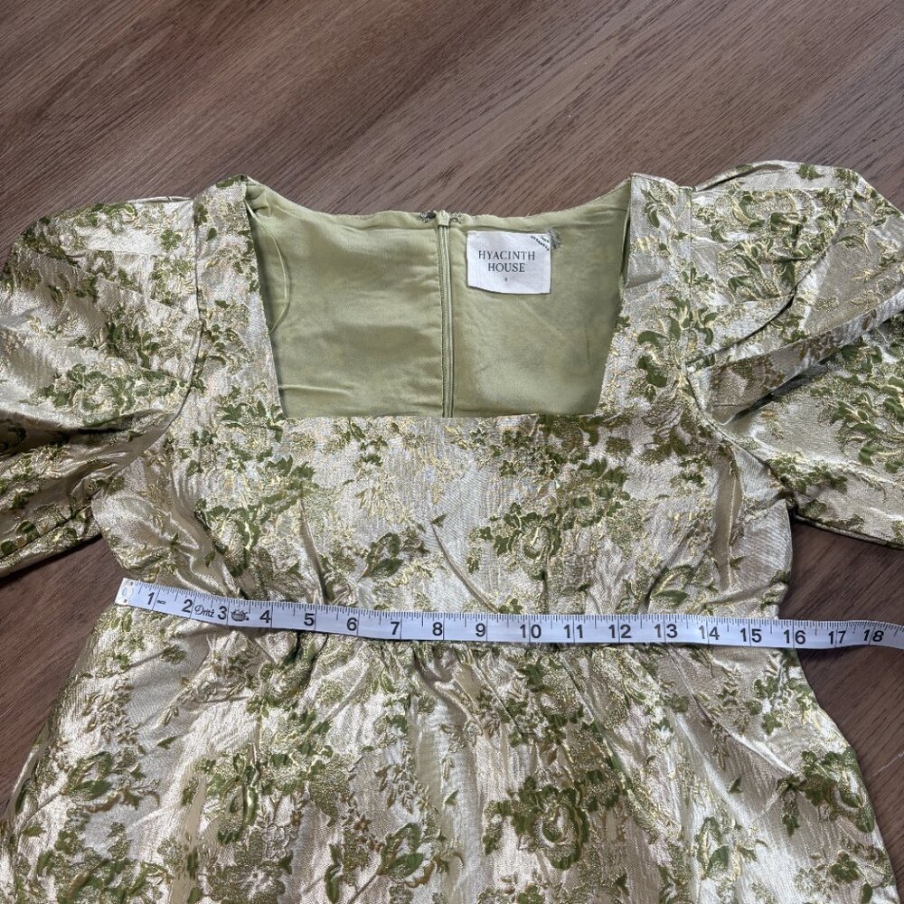 Tuckernuck Gold Floral Blouse - Picture 11 of 13